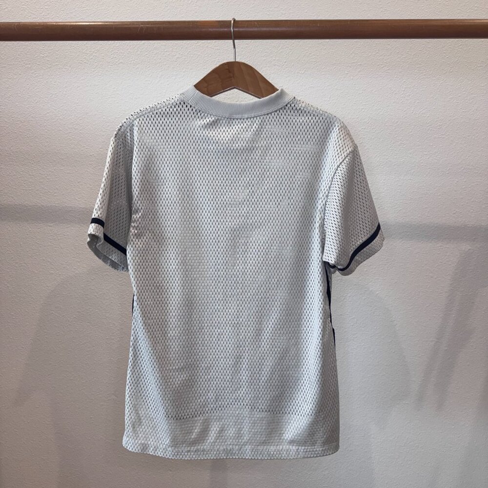 Nike Sportswear Mesh Jersey Top Light Bone Black | Style 893673-072 | Size Small - Picture 10 of 16